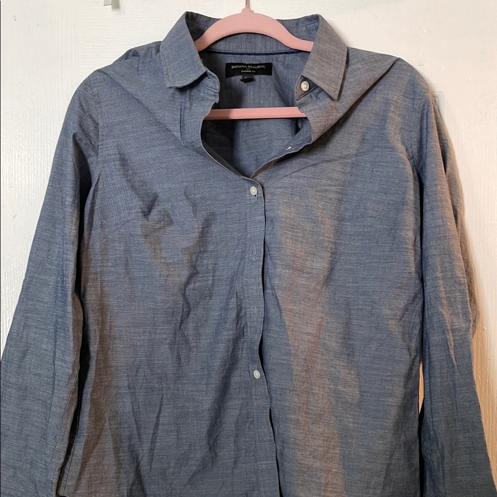 Banana Republic Blue Button Down Shirt